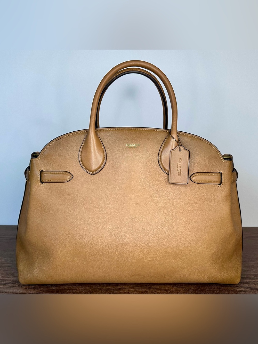 Coach Soft Empire Carryall Bag 40 Honey Brown